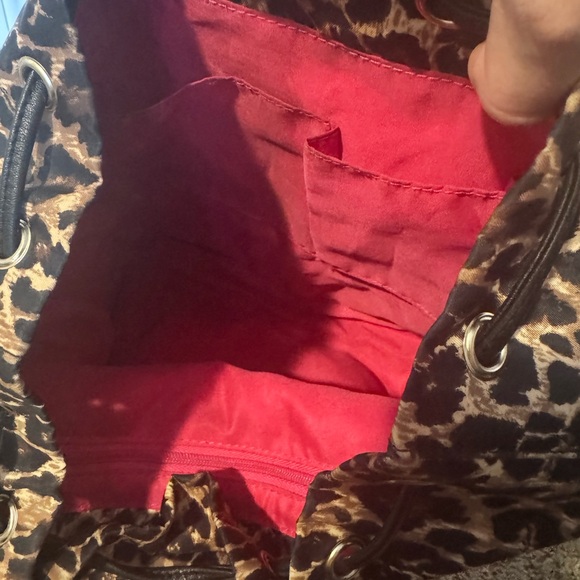 Vintage Victoria's Secret Leopard Print Backpack - Picture 5 of 5